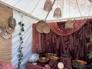 Photo de galerie - Décoration d’un stand thème africain 