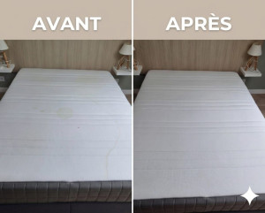 Photo de galerie - Nettoyage d'un matelas. 