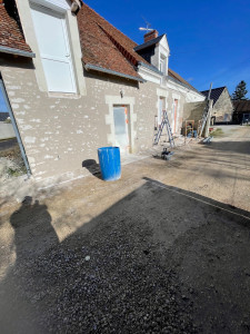 Photo de galerie - Enduit moellons apparent 