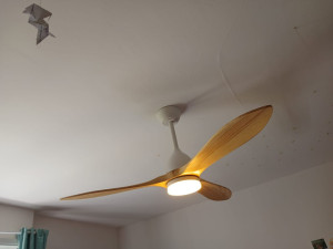 Photo de galerie - Installation d'un ventilateur hiver et été idéal du moment 