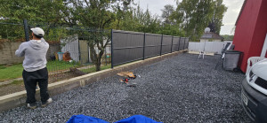 Photo de galerie - Pose de grillage rigide 