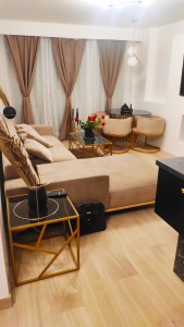 Photo de galerie - Rénovation salon plus meuble tv sur mesures 