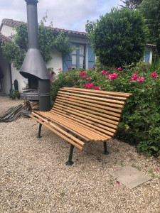 Photo de galerie - Banc en chêne 