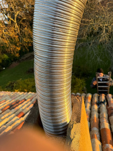 Photo de galerie - Voici la réalisation d’une pose de gaine