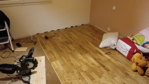 Photo de galerie - Pose de parquet - Revêtement de sol