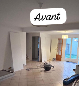 Photo de galerie - Ouverture d’une cloison pour aménagement d’espace 