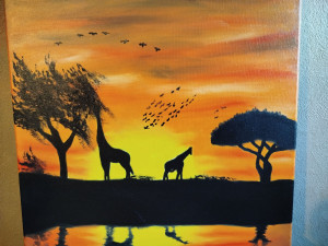 Photo de galerie - Décoration faite sur un mur 