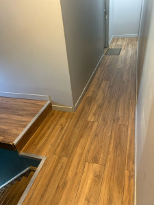 Photo de galerie - Rénovation sol partie communes (après)