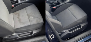 Photo de galerie - Shampouinage sièges avant/après 
