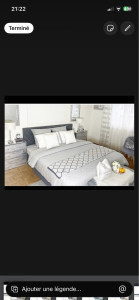 Photo de galerie - Dressage du lit 