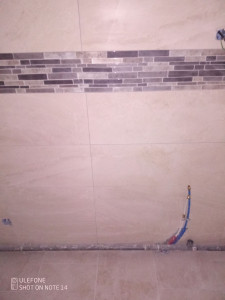 Photo de galerie - Pose de faïence SDB cuisine WC 