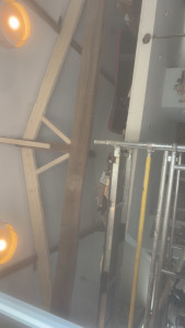 Photo de galerie - Changement d’arbaletrier sur ferme en bois 