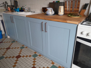 Photo de galerie - Meubles cuisine peints