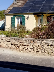 Photo de galerie - Maçonnerie d'un mure au pierre fait le 3/5/2025
