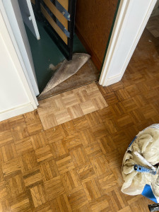 Photo de galerie - Pose de parquet - Revêtement de sol