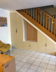 Photo de galerie - Nous vous proposons tout type de dressing sur mesure adapté à votre espace pour optimiser au maximum  rangements.