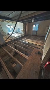 Photo de galerie - Pose d’un nouveau plancher