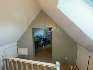 Photo de galerie - Peinture sur lambris