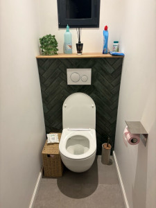 Photo de galerie - Installation sanitaire suspendu