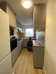 Photo de galerie - Pose de cuisine complète 