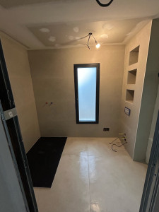 Photo de galerie - Nouvelle pose de carrelage  faïence de salle de bain