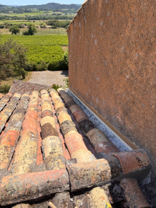 Photo de galerie - Solin d’étanchéité en plombs. chantier en rénovation sur un jolie mass provençal 