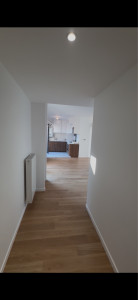 Photo de galerie - Rénovation complète : placo, électricité, peinture, pose de parquet et installation de cuisine.