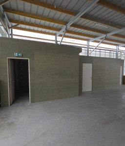 Photo de galerie - Création ossature bois intérieur placo+bandes 