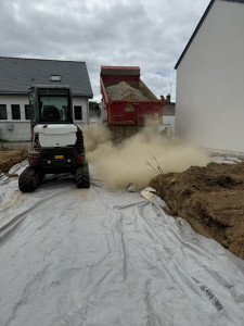 Photo de galerie - Terrassement pour un accès chantier 