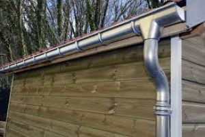 Photo de galerie - Pose de  gouttière en zinc