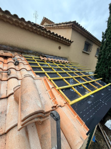 Photo de galerie - Nouvelle couverture 
avec écran sous toiture 