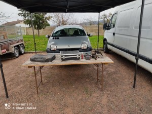 Photo de galerie - Changement de roulements sur une twingo