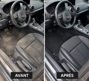 Photo de galerie - Photo avant et après nettoyage. 