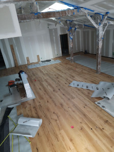 Photo de galerie - Pose de parquet en contrecollé 