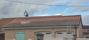 Photo de galerie - Décapage de toiture