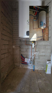 Photo de galerie - Plomberie rénovation réseau sanitaire 