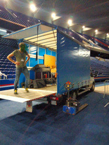 Photo de galerie - Transport tournage au parc des Princes 