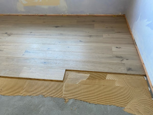 Photo de galerie - Pose de parquet - Revêtement de sol