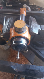 Photo de galerie - Réparation d'un vérin de tractopelle CASE 