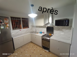 Photo de galerie - Rénovation cuisine a zéro 