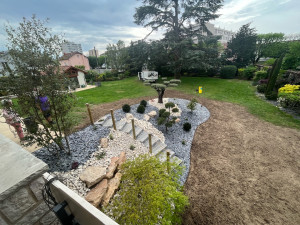 Photo de galerie - Création complète d’un massif avec de très beau sujet 