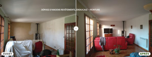 Photo de galerie - Rénovation revêtements muraux
