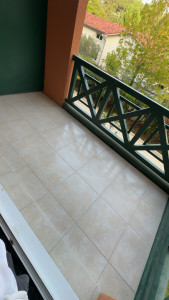 Photo de galerie - Pose carrelage balcon 