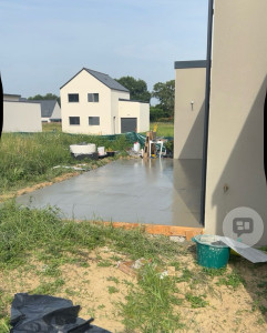 Photo de galerie - Réalisation d’une terrasse de jardin 