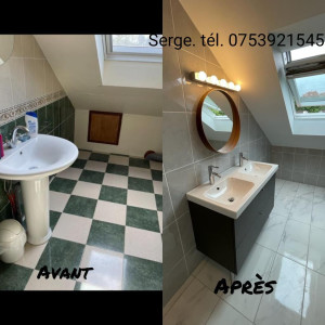 Photo de galerie - Rénovation salle de bain !