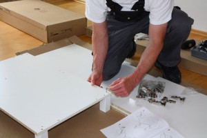 Photo de galerie - Montage de vos armoires, étagères, et meubles de salon avec une finition impeccable.