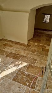 Photo de galerie - Pose travertin 