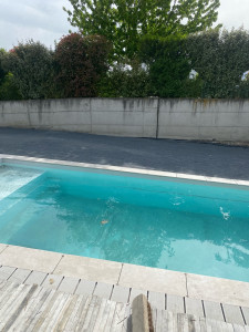Photo de galerie - Rénovation de piscine, tour de piscine, plus terrasse, fini