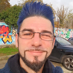 Photo de galerie - Couleur bleu foncé sur mes cheveux ??