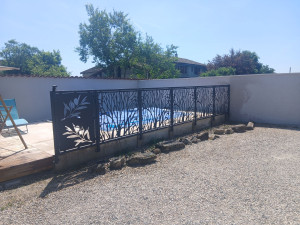 Photo de galerie - Garde  corps  piscine 

 